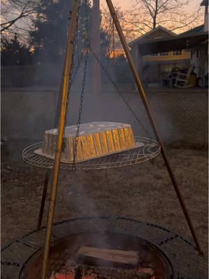 The smell of smoked #OpenFire #Ribs is just magical. 