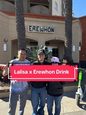 Lalisa x Erewhon Drink #lalisa #erewhon #lisablackpink #blackpink #blinks #lisathaiuptheworld #thaiuptheworld #blackpinklisa #kpop #fyp #trending #icedtea #thaiicedtea #thaitea #milktea