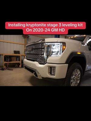 Transform your truck in minutes! Watch how we install the Kryptonite Stage 3 Leveling Kit on a 2020-25 GM HD. This set up will allow 37” tires to clear 🚚💥 #kryptoniteproducts #LevelingKit #duramax #l5p 