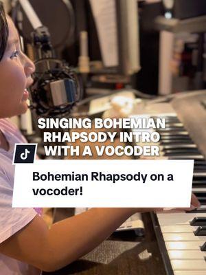 COOLEST MUSICAL TOY! We realized that Zoë had a lot of interest in music right after she was born. To help cultivate her interest and talent we expose her to as much music as possible so she can find her voice, preferences, and style. In this video, she was experimenting with a vocoder and realized she could sing all the parts in the beginning of Bohemian Rhapsody by just playing the chords. Interestingly, she figured out all the notes by ear. Watch how she reproduces the beginning of the song in real time. #queen #bohemianrhapsody #freddiemercury #talented #talentedkids #talentedmusicians #vocoder #plugin #logicprox #musicproducer #harmony #musiceducation 