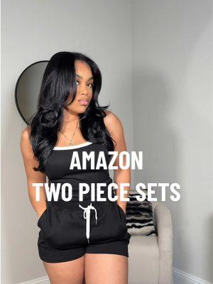 Love these two piece lounge sets from @OMKAGI 🖤 Very comfy and perfect to wear around the house! #loungewear #amazonfinds #amazonmusthaves #amazon #amazonvirtualtryon #amazonprime #amazonfavorites #amazonfashion #twopieceset 