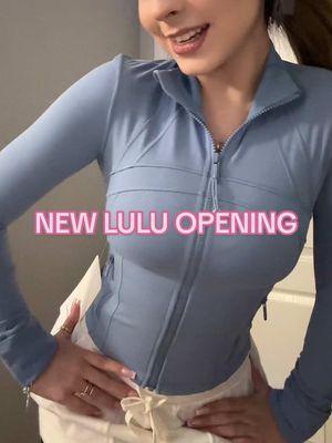 #opening #haultoks #fypシ #tryonhaul #lulu #blue #newcolor #definejacket 🎀🩵🩵