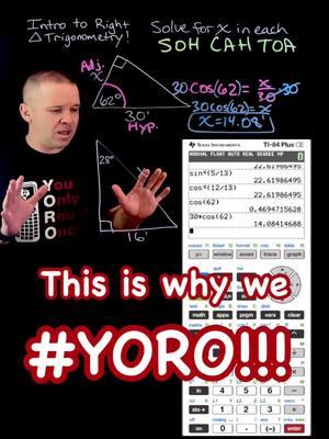 Don’t be caught roundin twice!!! #yoro #math #maths #teacher #trigonometry #geometry #school #mathclass #ti84 #ti84plus #fyp #foryoupage 