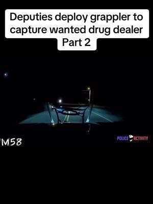 Deputies deploy grappler to capture wanted drug dealer part two #cop #cops #copsoftiktok #copsontiktok #copsontiktok🎬👮‍ #arest #bodycam #arrested #bodycamcops #foryoupage #fyp #bodycams 