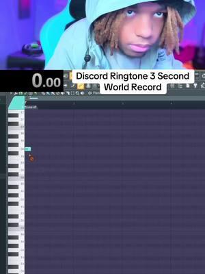 Discord ringtone world record in 3 seconds #producer #beats #flstudio #producertok #discord 