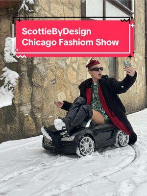 @scottiebydesign 🙌❄️  It was great meeting you and we are 100% coming to support your fashion show #Chicago #FashionShow #Trans #Nobinary #LGBTQIA #TheyThem #Fashion 