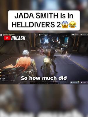 Jada Smith cameo in Helldivers 2 before GTA 6 (full vid on YT) #helldivers2 #helldivers #jadasmith #gaming #funnygaming #fyp #hulagh 