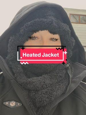 This is the best jacket Bryan could of got me. Linked in Amazon store front under dog walking Essentials. 😊#heatedjacket #WinterWithDogs #winter