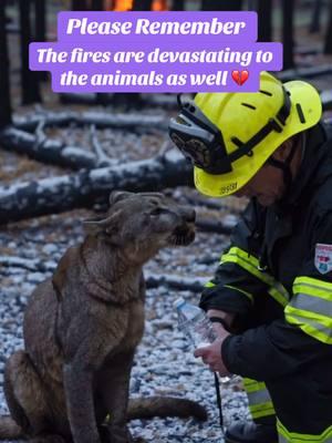 Please pray for the wildlife and the firemen who are putting their lives into danger to help. #lafires #loveanimalswithbrandi #rescueanimals #wildliferescue #prayforrain #palisadesfire #savetheanimals #helpinghand #prayersneeded 