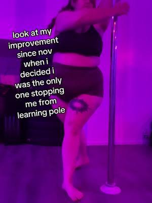 genuinely proud of myself #plussize #doitfat #improvement #wlw #pole 