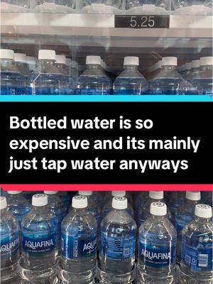 Bottled water is typically just tap water 💧 #freewater #free #water #fyp #fypシ #fypシ゚viral #foryoupage #loveyou 