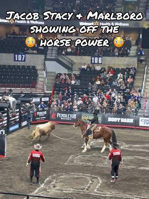 Jacob Stacy and Marlboro showing some incredible power. 😳 #pbr #pbrbull #bullriding #bulls #fyp #foryou @PBR 