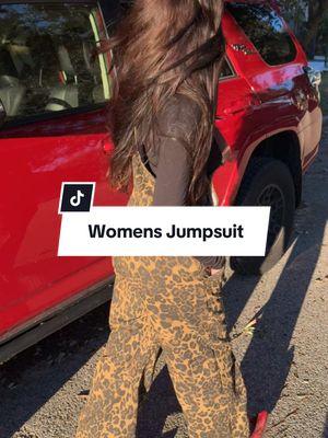 This women’s jumpsuit is the fit of the year #womensjumpsuit #womensoveralls #fashiontiktok #fashion #fit #fitoftheday 