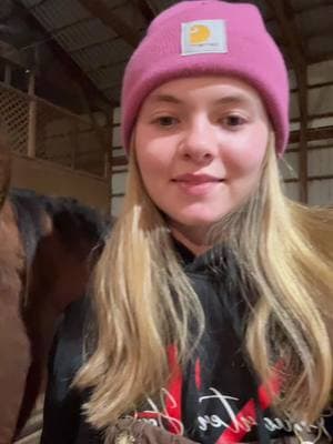 Thank you to @Katie Van Slyke and everyone else’s support throughout my social media journey! You can also follow me on Instagra and Facebook!😊🐴 INSTA: fredandhoward    FACEBOOK: Madalynn L Redline #horse #horses #horsesontiktok #fatcatsoftiktok #socialmedia #fyp #fy #winter #cold #coldweather 