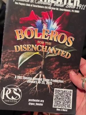 Boleros for the Disenchanted at the Players Club of Swarthmore is running through January 25! You won’t believe what happened at opening night 🥹🥹 congratulations to the cast and crew of this charming, heartbreaking production, and especially to director Natalie Payán whose love and respect for this play radiated in every moment 💖💖 #livetheater #joserivera #operahypegirl #boleros #theatrekid #theatertok #girlsnight 