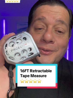 This 16FT Retractable Tape Measure looks amazing. It’s also waterproof and rustproof. Two thumbs up! 👍👍 #tinoreviews #techreview #techreviewer #gadgetreview #tapemeasure #toolsofthetrade #tools 