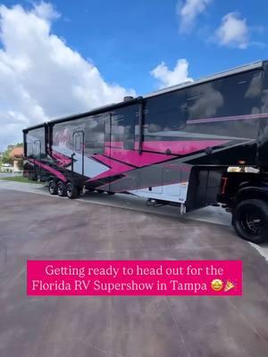 The RV show starts on the Jan. 15th 🎉 The Florida RV Supershow in Tampa is about to begin, we will be in the @Heartland RV booth all week! Heartland has amazing new floorplans and models, we will also be doing IG takeovers, IG lives and more! 🤩2 Meet and Greets  🥳 Friday & Saturday at 2pm 🎉 🥳 Swag giveaways 🎉 Can’t wait to see you there!  Let us know if you’re coming! @SimpleTire #rvlife #rvliving #rvfamily #travelvlog #familyvlog #rvvlog #familytravel #travelfamily