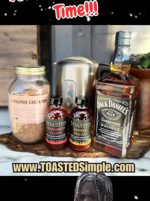 ❄️🥶 If you're looking for a great way to warm up, there's no better way than to get TOASTED than with a TOASTED Hot Toddy! 🔥🥃 2 oz. bourbon / whiskey 3/4 oz. Toasted Cinnamon Clove 3/4 oz. Toasted Honey Pecan 1 oz. lemon juice Build in tea or coffee glass and top with hot water. Garnish with lemon wheel and cinnamon stick. Stay safe and warm, and have fun Gettin' TOASTED! #TOASTEDSimple #TOASTEDCraftCocktails #hottoddy #CraftCocktails #coldweathercocktails #staywarm 