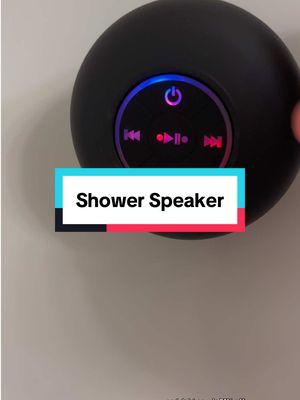 HUGE sale! The waterproof bluetooh shower speaker has been discounted!  This is the best gift! #ledspeaker #showerspeaker #bluetoothspeaker #minishowerspeaker #portable #wireless #bluetooth #waterproof #waterproofspeaker #audiobook #podcast #showeressentials #bathroomessentials #bathroomupgrade #giftshorher #giftsforhim #giftsforkids #giftguide #giftideas #tiktokshopping 