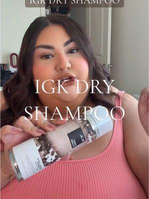 I have a little obsession with dry shampoo 🫶🏼 #igkhair #igkhairproducts #dryshampoo #hair #TikTokShop 