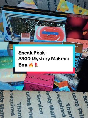 @Yaz $310 shipped box ❤️🫶🏼 Will be showing everything individually in just a moment #fyppppppppppppppppppppppp #kelseysmakeupforless #mysterymakeupbox 