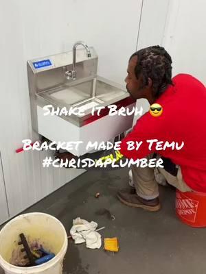 #dougtheplumber #fyp #plumbinglife #dougandchris #tiktokplumbing #SSsink #handsink #commercialkitchensink #reelplumber #temu #temuplumber