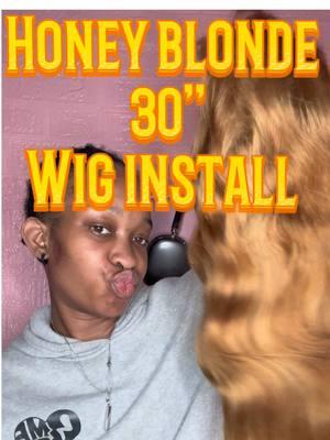 I got this 30 inch honey blonde unit for Amazon and it was suprising good even though everyone thought it was plastic #wiginstall #installation #installtutorial #wiginstall #wiginstallation #wiginfluencer #wigreviewer #fyp #viral #influencer #influencersoftiktok #tiktokinfluencer 