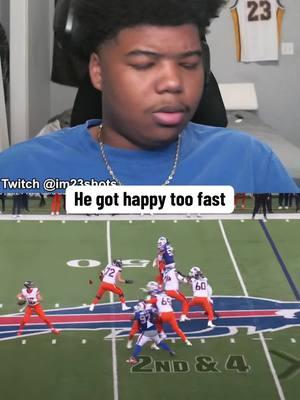 This Denver broncos fan got happy a little too quick and got blown out by the buffalo bills #viral #fyp #im23shots #nfl #nflfootball #denverbroncos #broncoscountry 