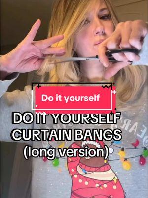 Do it yourself  #curtainbangs #doityourself #cutyourhair #over50 #over50club #over50women #over50andfabulous #50plusclub #50plusandfabulous #50pluswomen #over50ontiktok #over50vibes #genx #genxtiktokers 