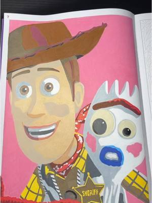 Disney Coloriages Mystères Pixar! #disney #pixar #disneycoloriagesmystères #colorbynumber #pixarcoloringbook #coloringbook #caylastoyreview #toystory #woody #forky 