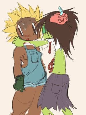 one more speedpaint before this whole place blows up #speedpaint #pvz #cutegirls #wlw 