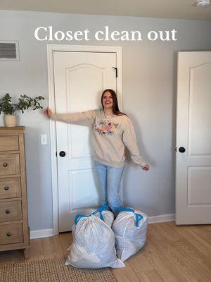 What room should I do next?! Don’t say my kitchen 🫣 #declutter #decluttering #declutteryourlife #closetcleanout #cleaningmotivation #declutterwithme #closetclean #closetdeclutter #MomsofTikTok 