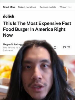 What do you think is the most expensive fast food burger? #shakeshack #carlsjr #burgers #expensive #smplsck other accounts @Today in MMA @jade emperor @SMPLSCK 