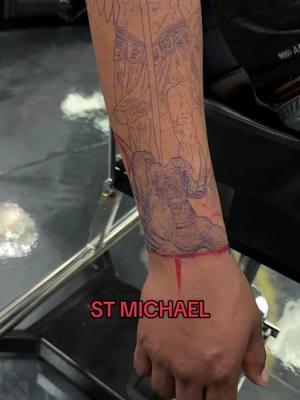 ST MICHAEL🙏🏽LOCATED IN DALLAS TX📍 #tattoo #tatuaje #sleeve #sleevetattoo #religious #religioustattoo #newtattoo #tattooinspo #tattooideas #mexicantattoo #mexicantattooartist #stmichael #stmichaeltattoo #sanmiguel #sanmiguelarcangel #fyp 