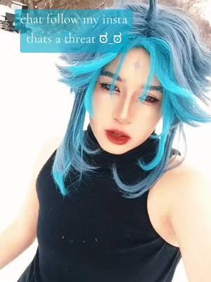 this is a joke but definitely check my bio if you want to follow my insta #xiaogenshin #xiaogenshinimpact #adeptus #adeptusxiao #xiao #cosplay #cosplayer #genshin #genshinimpactcosplay #GenshinImpact #GenshinImpact 