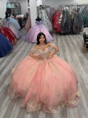 Showing off this beauty🤩👗 Spring 2025 Collection In Store Now!!  Call to schedule your In Store Experience and say YES to your Dream Dress!!  Princess Jewels  4800 S Hulen St Suite 2195  Fort Worth TX 76132 ☎️682-224-3567 Hair/makeup: @ximenareyess  #xv #dresses #tiktokviral #trending #avioncito #quince #quinceañera #fyp #paratii #fortworth #texas 