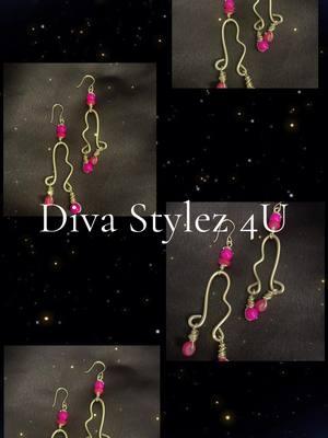 Pink MOONLITE 💥🔥💥#earringbydivastylez4u #earcandy 