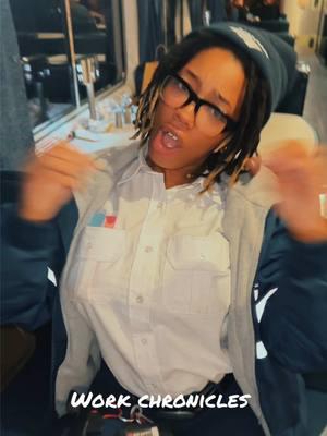 lol we be having fun at work 😂 #work #fun #workchronicles #fy #fyp #paratii #trainattendant #paratiiiiiiiiiiiiiiiiiiiiiiiiiiiiiii #whatchuknoaboutmechallenge #whatchuknoaboutme @QueenChy 