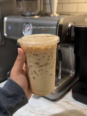 made @𝐒𝐎𝐅𝐈𝐀 iced coffee her way 🤎 #icedcoffee #coffee #coffeeathome #coffeelover #fyp #fypagee #paratii #paratipage @Nestlé Nescafe 