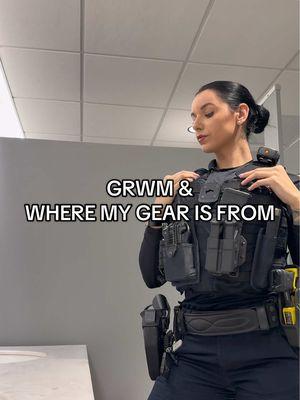 GRWM & Where my gear is from. Most is pd issued! #grwm #cops #fitcops #policeofficer 