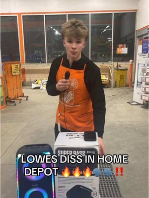 Yes, people were watching me make this. @12⭐️ thanks for filming #rap #diss #homedepot #lowes #funny #fyp #jesuslovesyou 