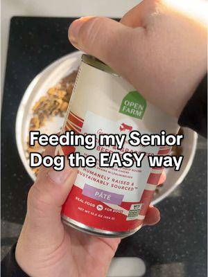 Feeding @Open Farm Pet in my dogs rotation is a absolute no brainer. I feel confident in the quality & the overall nutrition. They have had products to fur my dogs need in every stage of life & every budget I have had. #openfarmpartner #openfarmpet #openfarmpate #seniordogs #comefeedmydog #comefeedmydogwithme #caninehealth