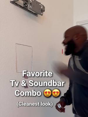 This might be the best tv & soundbar combo of all time. Here’s the complete install video. #fyp #subscribe #like #funny #worklife #strong #art #beautiful #icon #positive #houstontx  #texas #richmondtx #fulsheartx #lg #lgoled #surroundsound #cut #edit #reels #shorts #post #hot #DIY #project #funny #entertainment  #mancave #fireplace #picture #follow #bloopers #tvinstall #832 #713 #281 #xplore #exlore #page #viral #viralvideo #goat #audiovisual #hometheater #automation #🔊 #marketing #tvmounting #htx #houstontvmounting #katytx #cypresstx #fyp #fypシ #foryou  #clean  #install #htown #tech #customerservice #trending #tvinstall  #goat #pageforyou #install #how #learning #howitsdone #fun #positivity #tv #4k #mount #whew l #markerting #tvmounting #milwaukee #tools #work #hometheater  #drywall #funny  #entertainment #info #tutorial  #contentcreator #Viralvideo  #comment #follow #satisfying #🔥 #homeaudio #targeted 