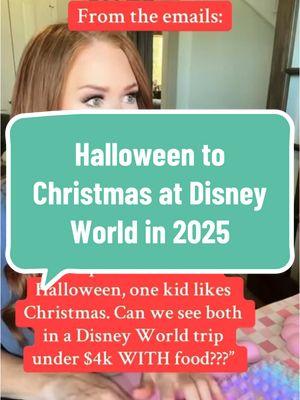 Being at Disney World to see the transition from Halloween to Christmas is truly such a magical experience, especially when we can do it under budget! My planning services are free and I can’t wait to help you ❤️ #disneykelsey #disney #disneyworld #disneyvacationplanner #disneyplanning 