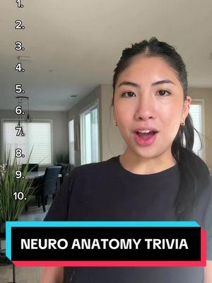 NEURO ANATOMY TRIVIA LETS SEE HOW WELL YOU KNOW THIS!!! Calling all physical therapy students, med students, PAs, nurses etc 😆 this is beginner level!!!!  #ptstudent #gradschool #physicaltherapy #doctorate #physicaltherapyschool #pt #dpt #gradstudent #physicaltherapystudent #healthcare #trivia 