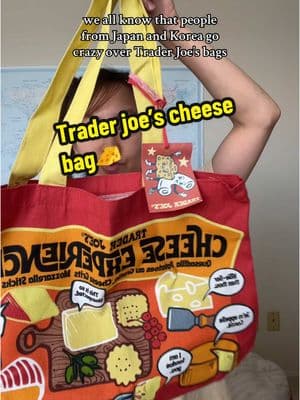 Trader Joe’s new reusable cheese bag🧀🫶🏻🤩 #traderjoes #shoppingbag #cheese #totebags #grocery 