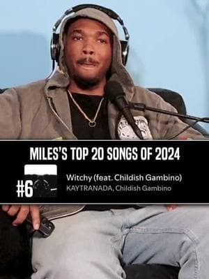 Witchy by Kaytranda is Miles’s 6th best song of 2024🔥 #Kaytranada #childishgambino 