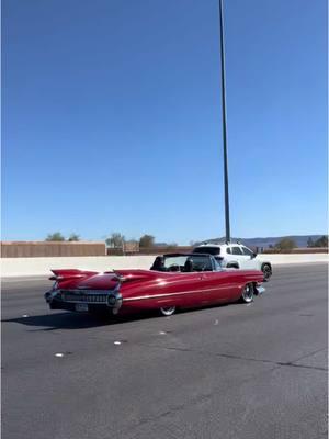 Crusing back from a Carshow in the DUCHESS with my daughter  #ChadillacVegas #cashscandyclassics #fyp #foryou #classic #fatherdaughter #voguetyres #luxorwirewheels #1959cadillac 