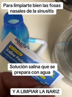 #SolucionSalina #Sinus #Sinusitis #Agua #FosasNasales #ComoNuevo