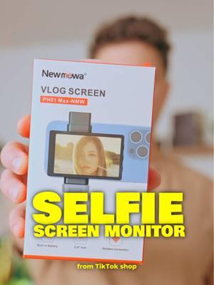 Must have vlog selfie monitor screen for content creators 📱  #selfie #camera #contentcreator #tiktoker #TikTokShop #Vlog #tiktokshopfinds #filminghacks